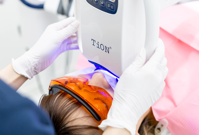 最新のTIONホワイトニングを使用